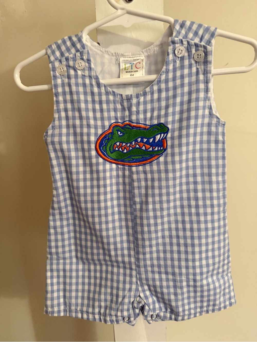 Florida Gators Gingham Jon Jon